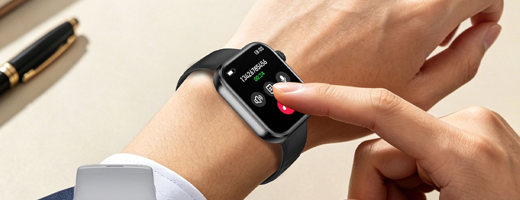Meet the D12: Large Screen Zinc Alloy Smartwatch